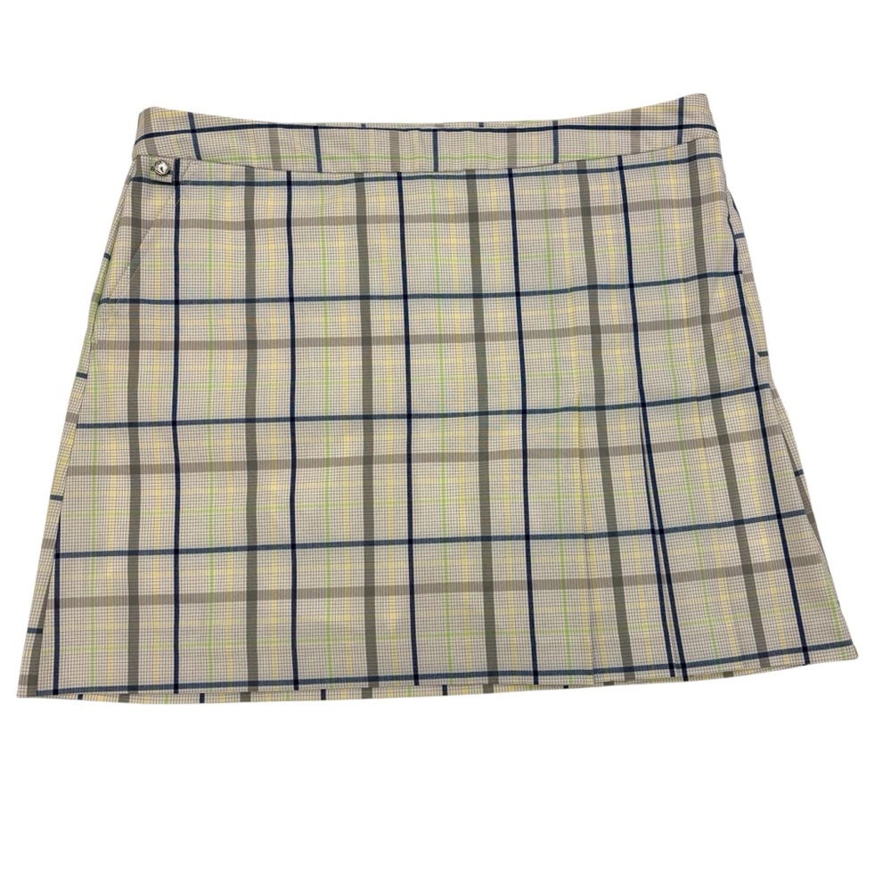 Izod Golf Skort Perform X Stretch Cool Sz 12 Pleated Mesh Pockets